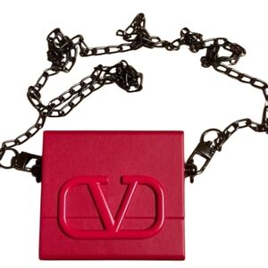NIB Valentino Rosso Valentino Refillable Lip Set In Converted Crossbody
